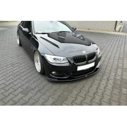 Накладка сплиттер на передний бампер на BMW 3 E92 / E93 M-Pack рестайл